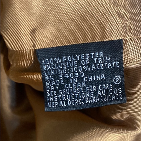 NWT Beautiful Kasper Tan Embroidered Bedazzled Women's Suit Jacket Blazer - Picture 9 of 9